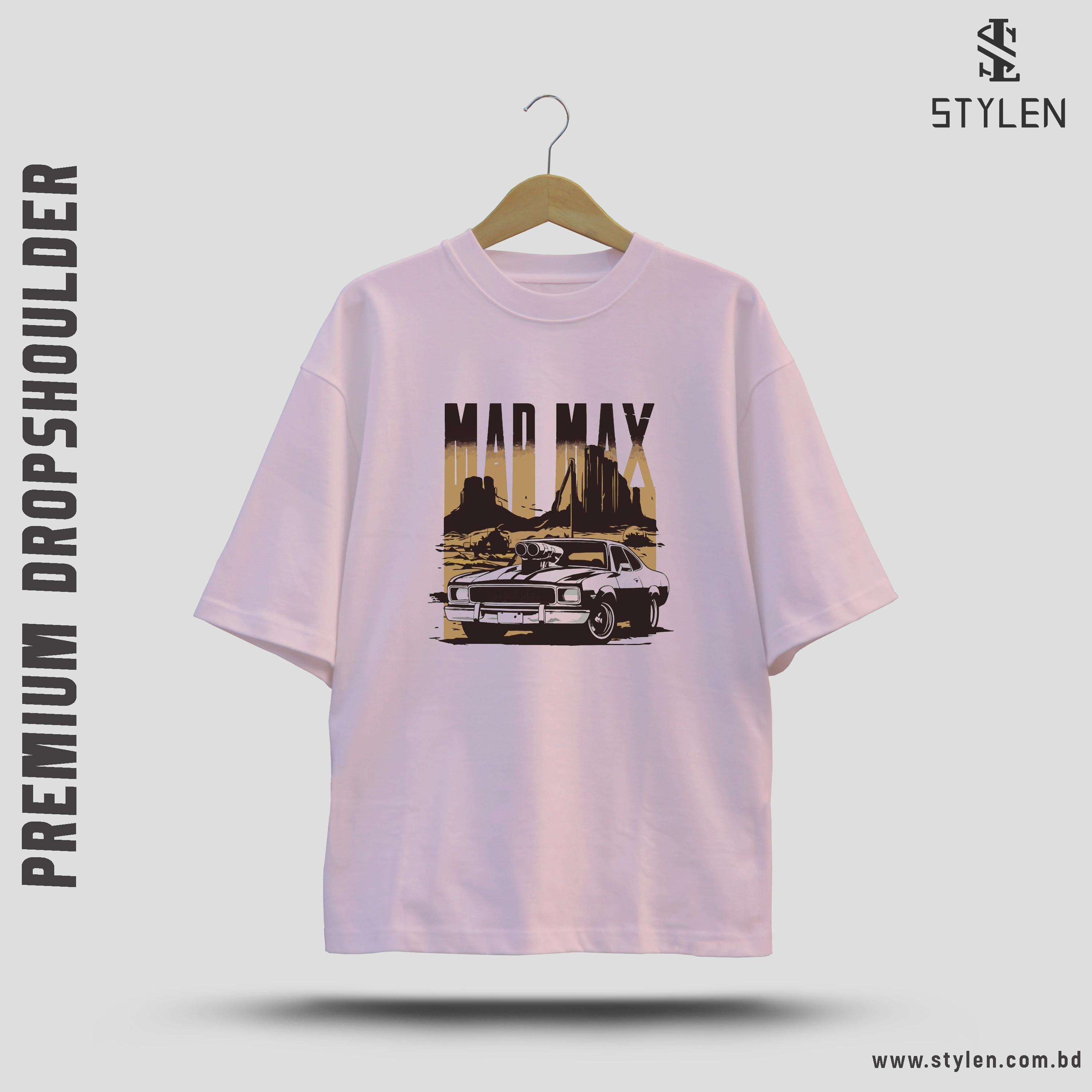 PRINTED DROP SHOULDER