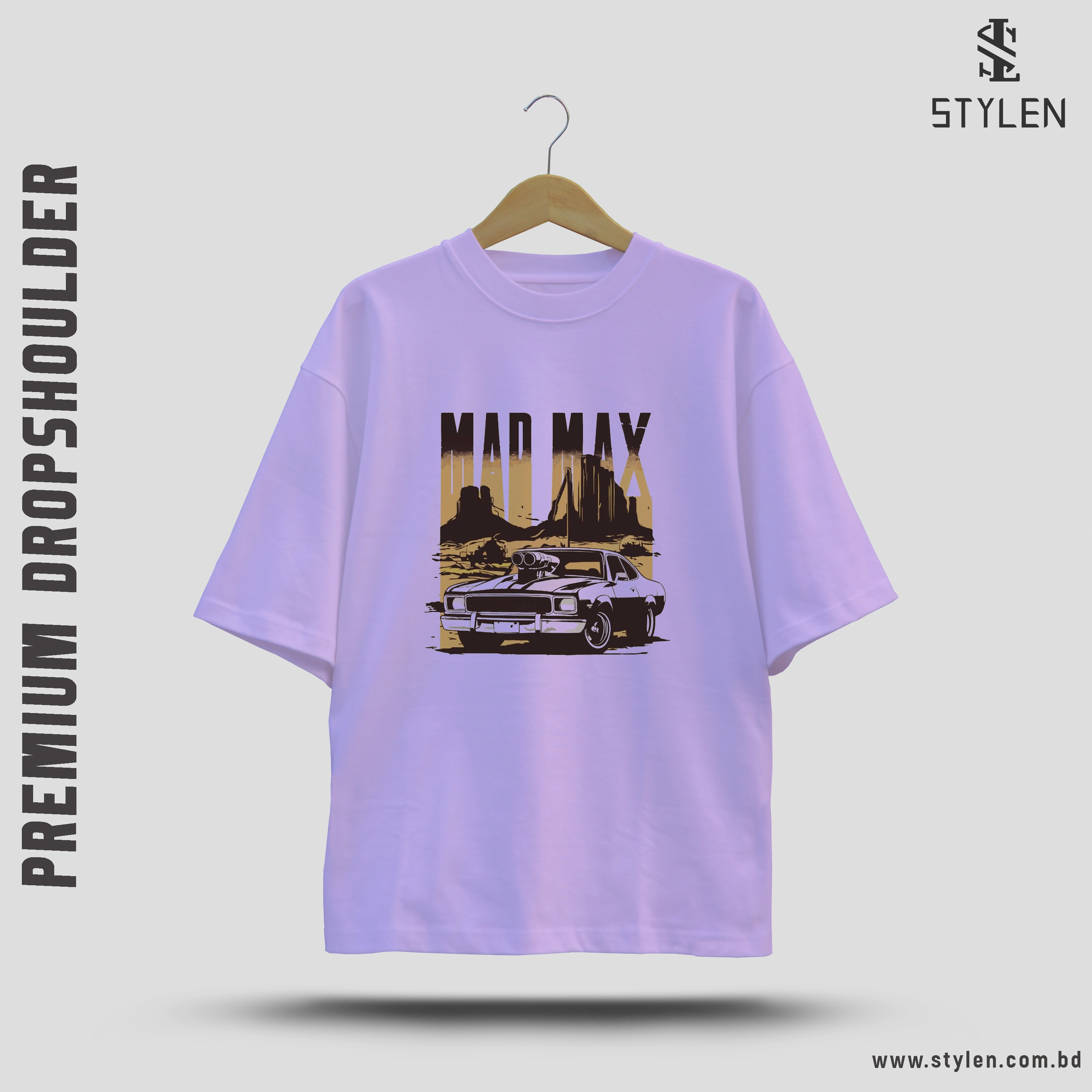 PRINTED DROP SHOULDER